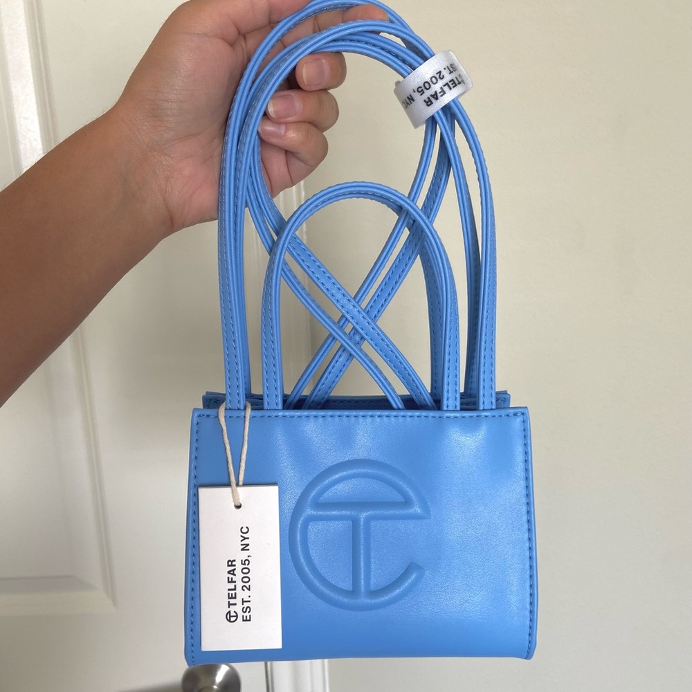 NWT Telfar Cerulean Small Shopping Bag